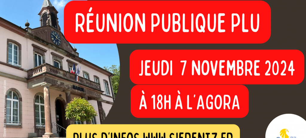 Réunion publique PLU